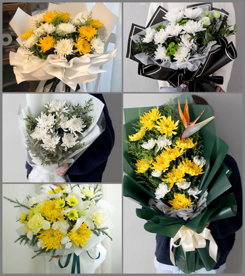 河南郑州新密市城关镇翟沟村白事花束代送